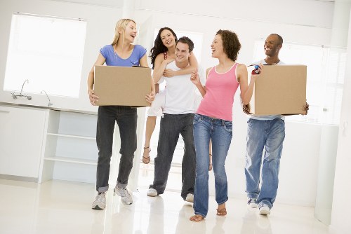 Commercial moving team planning a business relocation in Notting Hill