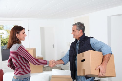 Local removal team planning access and transport for a West London move