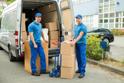 Careful loading for a flat move near Notting Hill streets